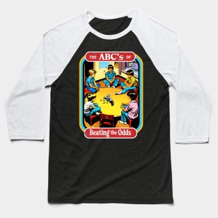 The ABCs of Beating the Odds Retro Book cover Baseball T-Shirt